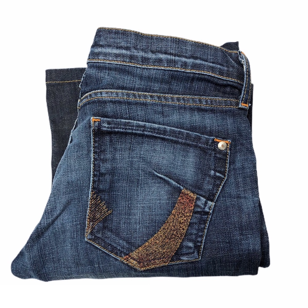 James Cured by Seun Two Toned Stretch Flare Jeans